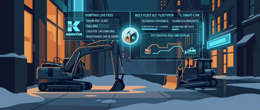 Komtrax Tracking Alternatives for Mixed Fleets
